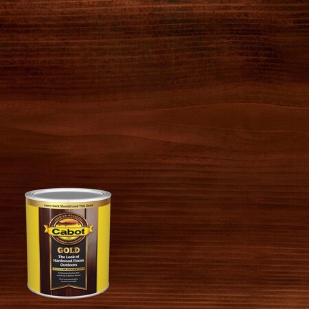 Cabot Cabot Gold Satin Moonlit Mahogany Deck Varnish 1 qt 140.0003473.005